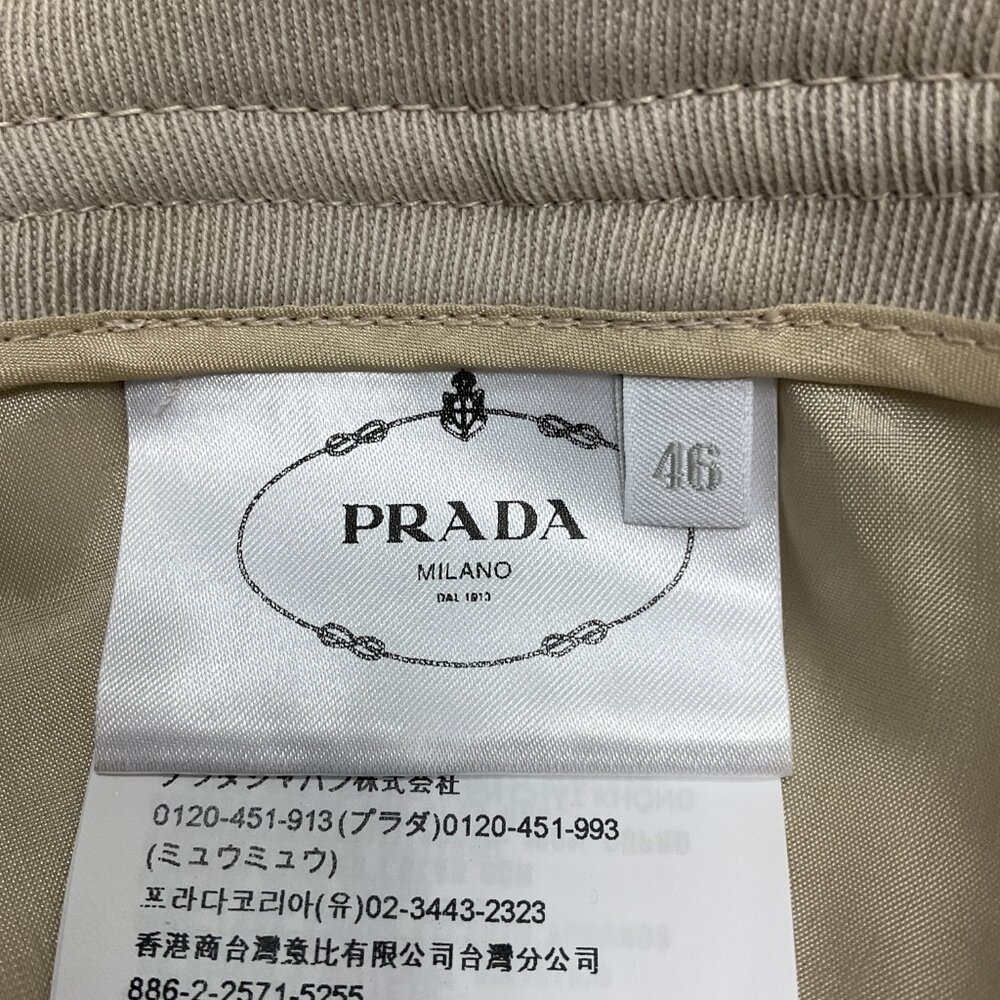 Prada Beige 2019 Paillette Sequin Embellished Wool Midi Skirt - Picture 6 of 6